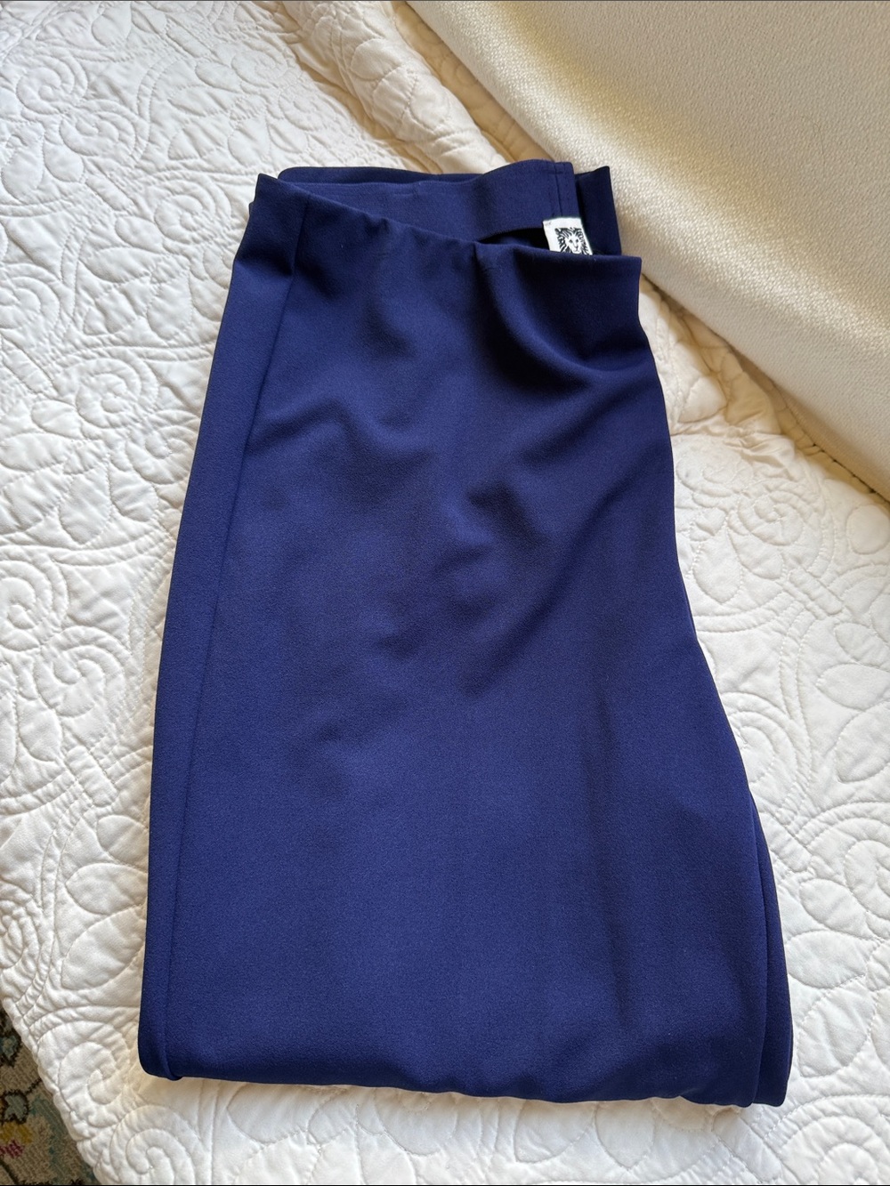 Anne Klein Deep Navy Pencil Skirt
